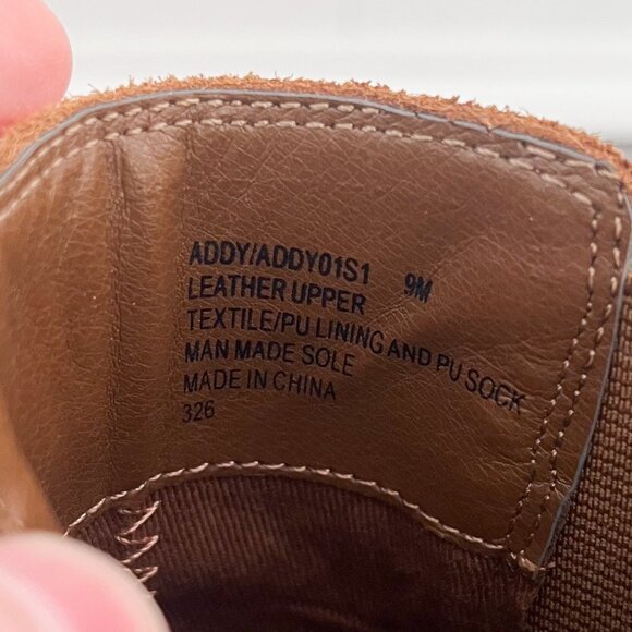 Steve Madden Addy Pull On Suede Boot Bootie Block Heel Cognac Brown Size 9 - Picture 10 of 15